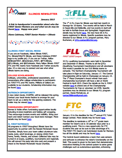 November 2014 Newsletter